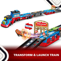 BuddyBight train set carrier trucks with cargo loading interaction