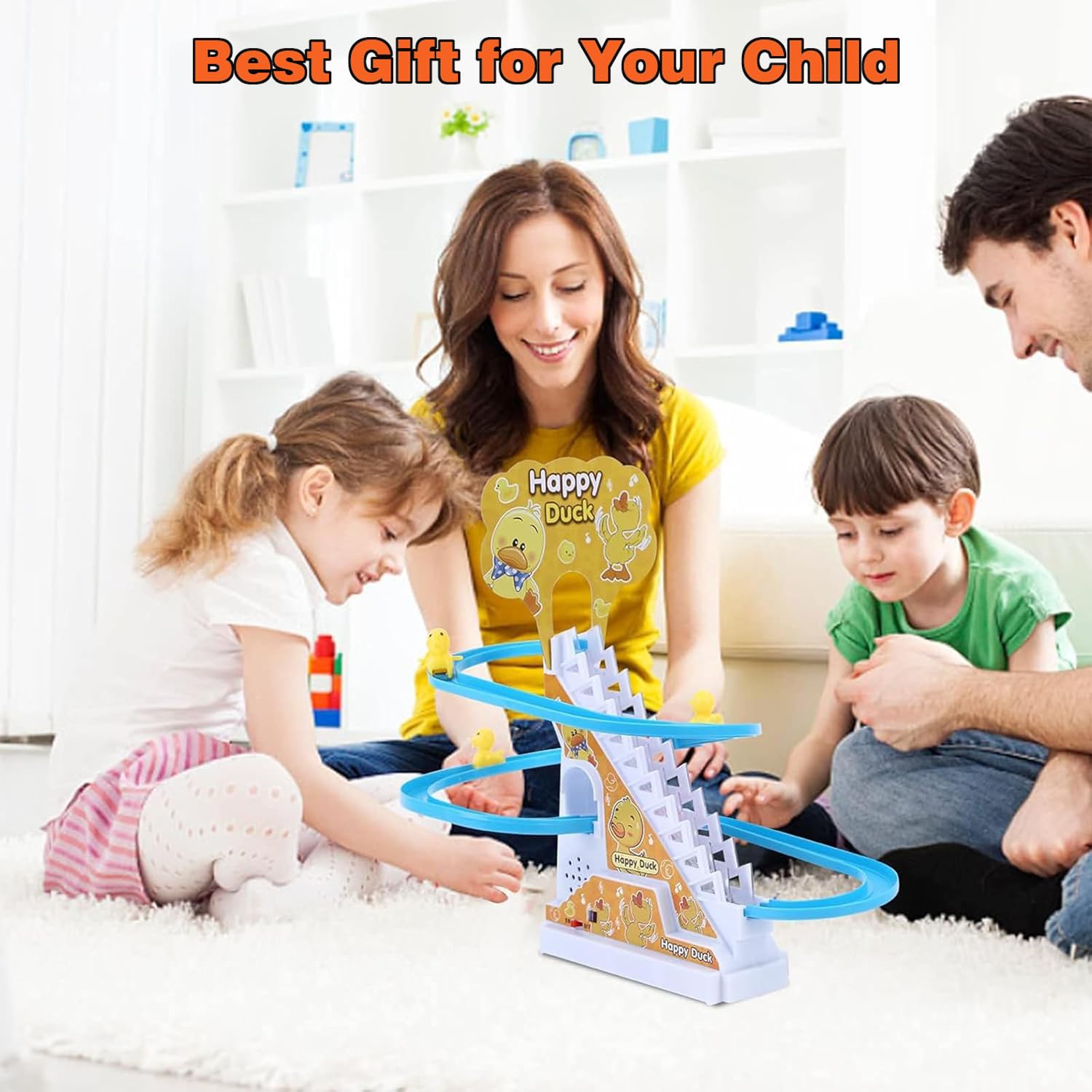 BuerKeo music button and on/off control enhances interactive play.