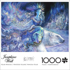 Josephine Wall 1000-piece glitter edition artwork inviting focused, relaxing puzzle sessions