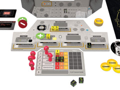 Buffalo Games Apollo Games dice setup enables quick tactical decisions.