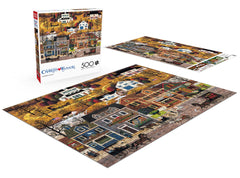 Buffalo Games Hawk River Hollow horses and buggies picture enhances mindful puzzling.