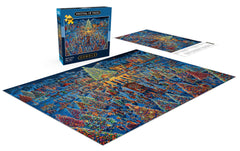 Dowdle winter scene puzzle offering a relaxing, focused assembly experience