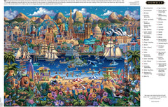 Buffalo Games Dowdle World Pieces artwork details boost puzzle satisfaction