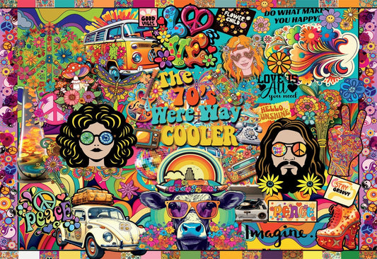 Buffalo Games Way Cooler 2000-piece puzzle pieces interlock securely for smooth assembly.