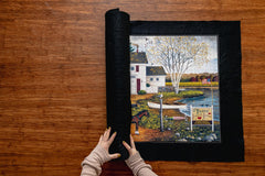 Buffalo Games expandable puzzle tube extends to 34-5 inches.