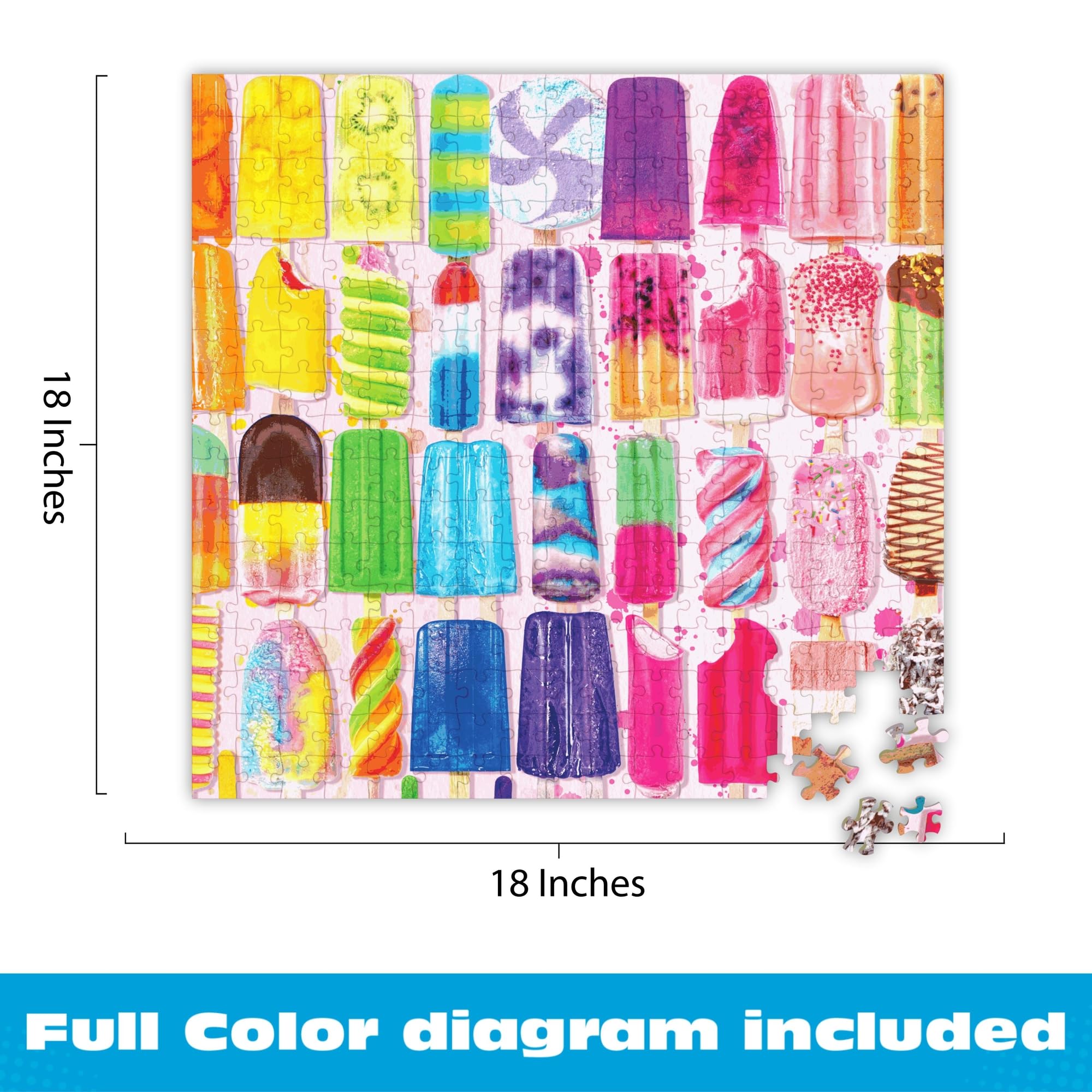 Buffalo Games Frosty Treats colorful desserts, candy-colored imagery for easy entry.