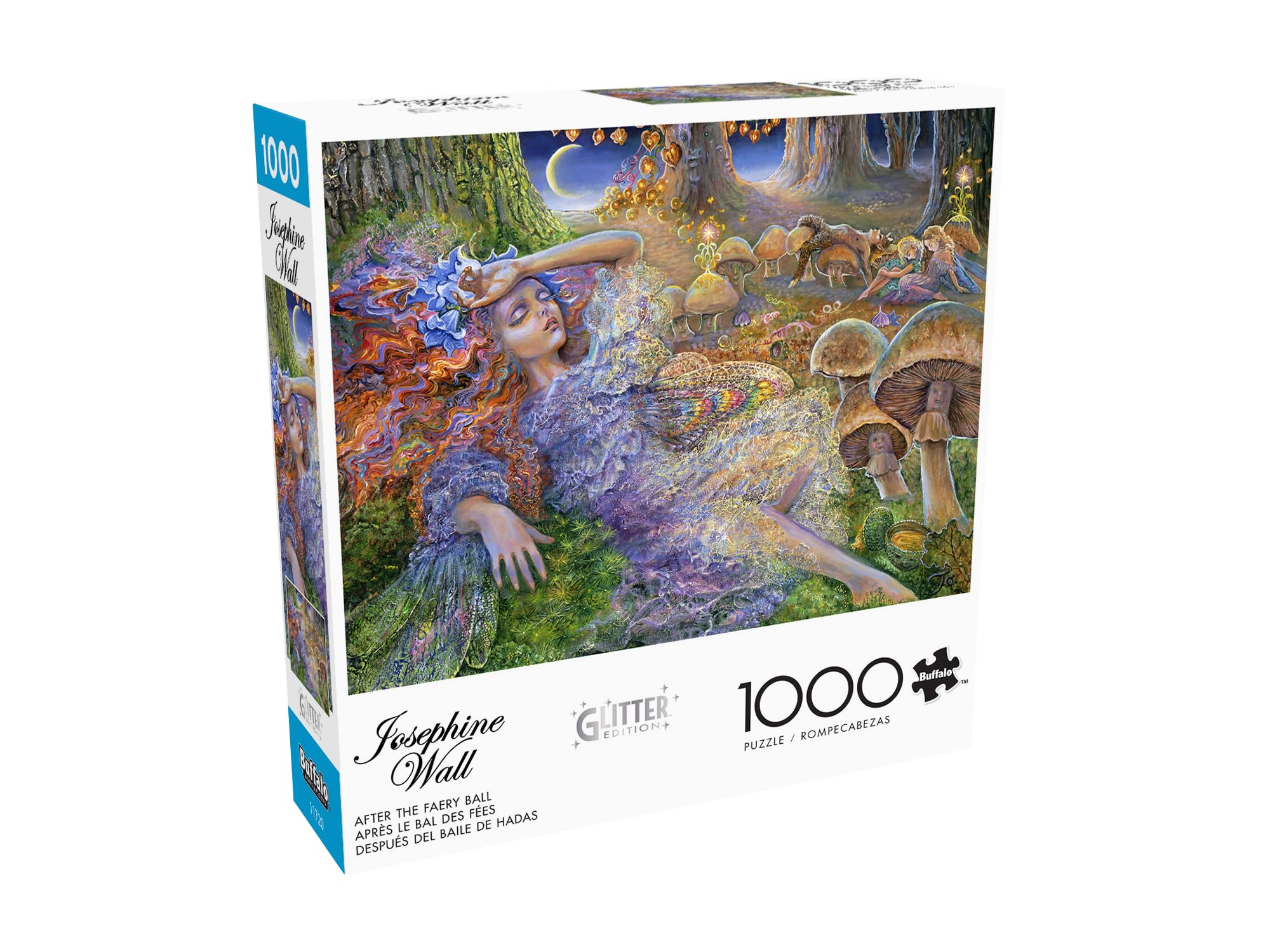 Buffalo Games Josephine Wall Glitter mushroom blanket scene creates cozy atmosphere