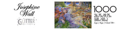 Buffalo Games Josephine Wall Glitter poster reference included for assembly help