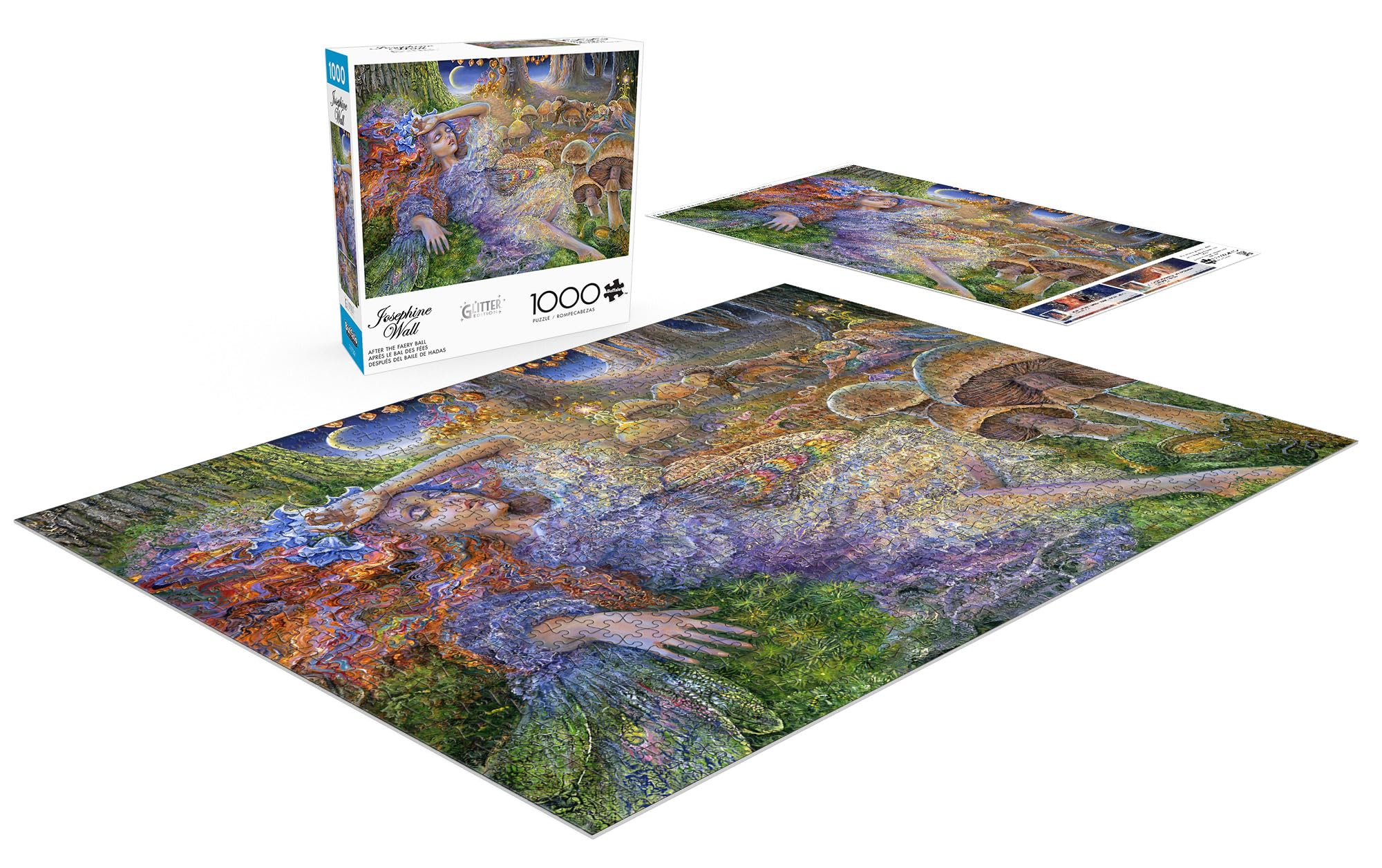Buffalo Games Josephine Wall Glitter sleeping fairies invites mindful gathering