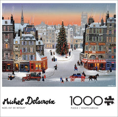 Buffalo Games Noel Is Back horse-drawn carriage adds festive charm to a puzzle