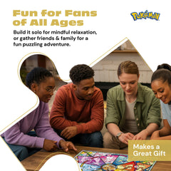 Buffalo Games Eevee Evolutions art layout forms a circular showcase of evolutions.