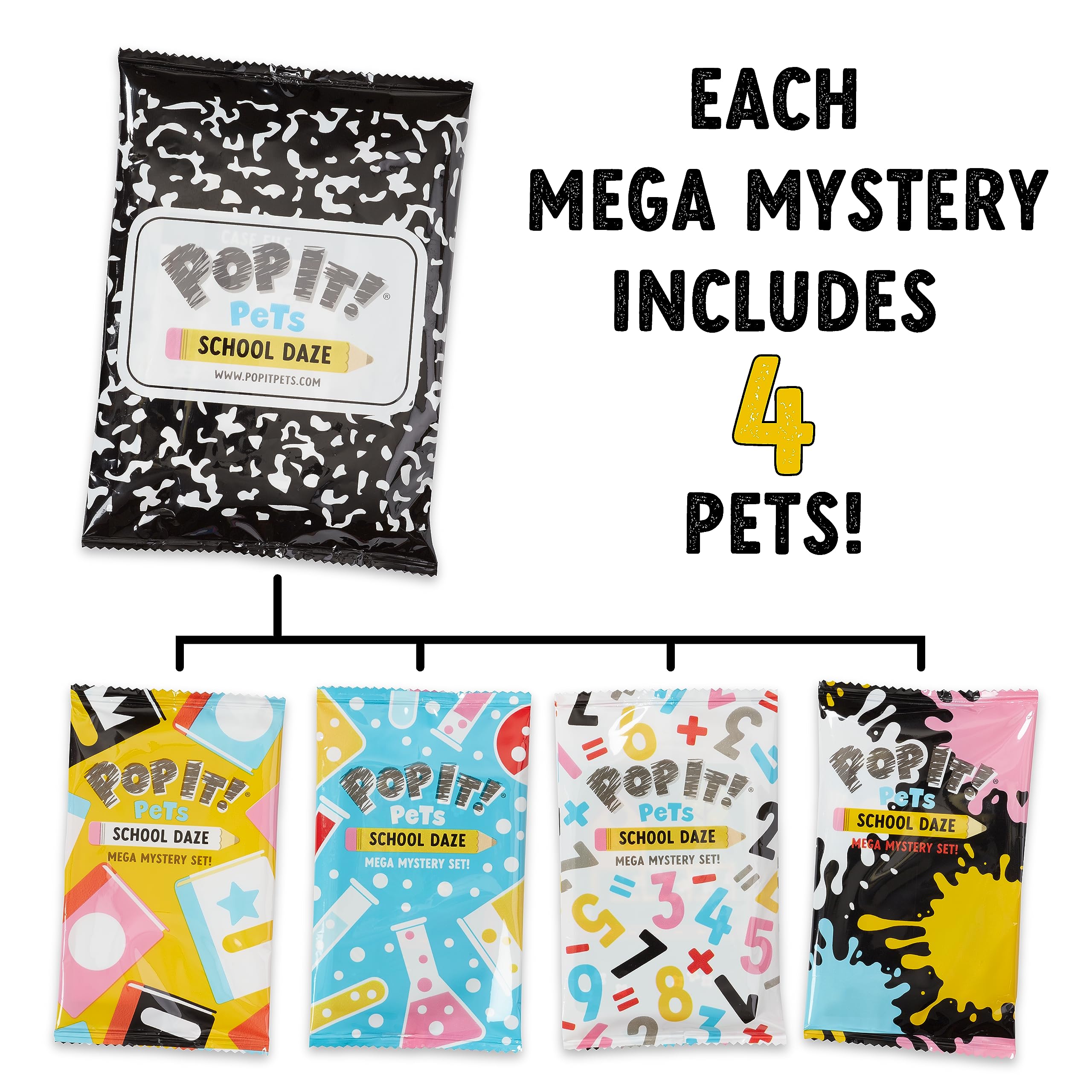 Buffalo Games Pop It Pets Mega Pack with collector cards for trading and display