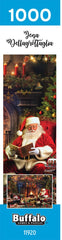 Buffalo Games Santa at Home puzzle uses 1000 sturdy interlocking pieces.