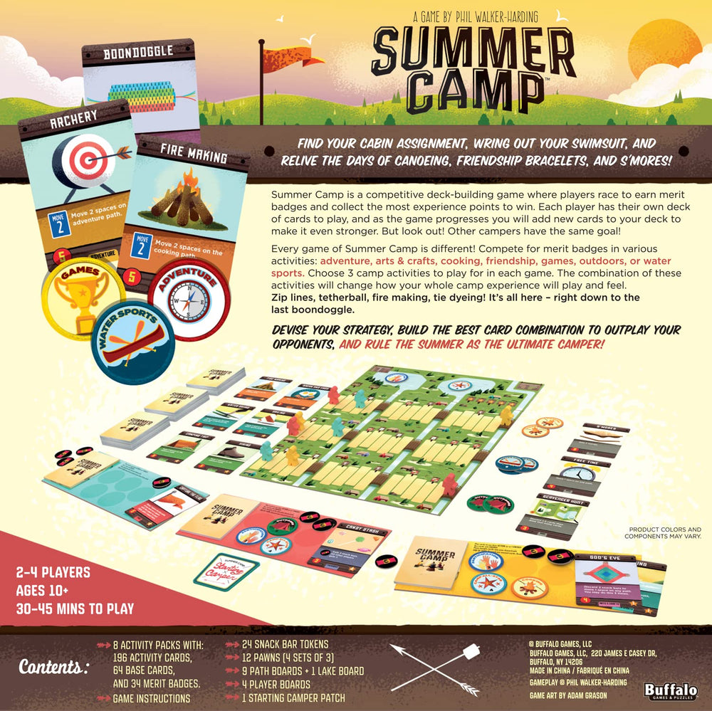Buffalo Games Summer Camp path boards guiding tactical decisions