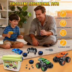 Bugrtarey electric drill for assembling monster trucks sparks hands-on learning