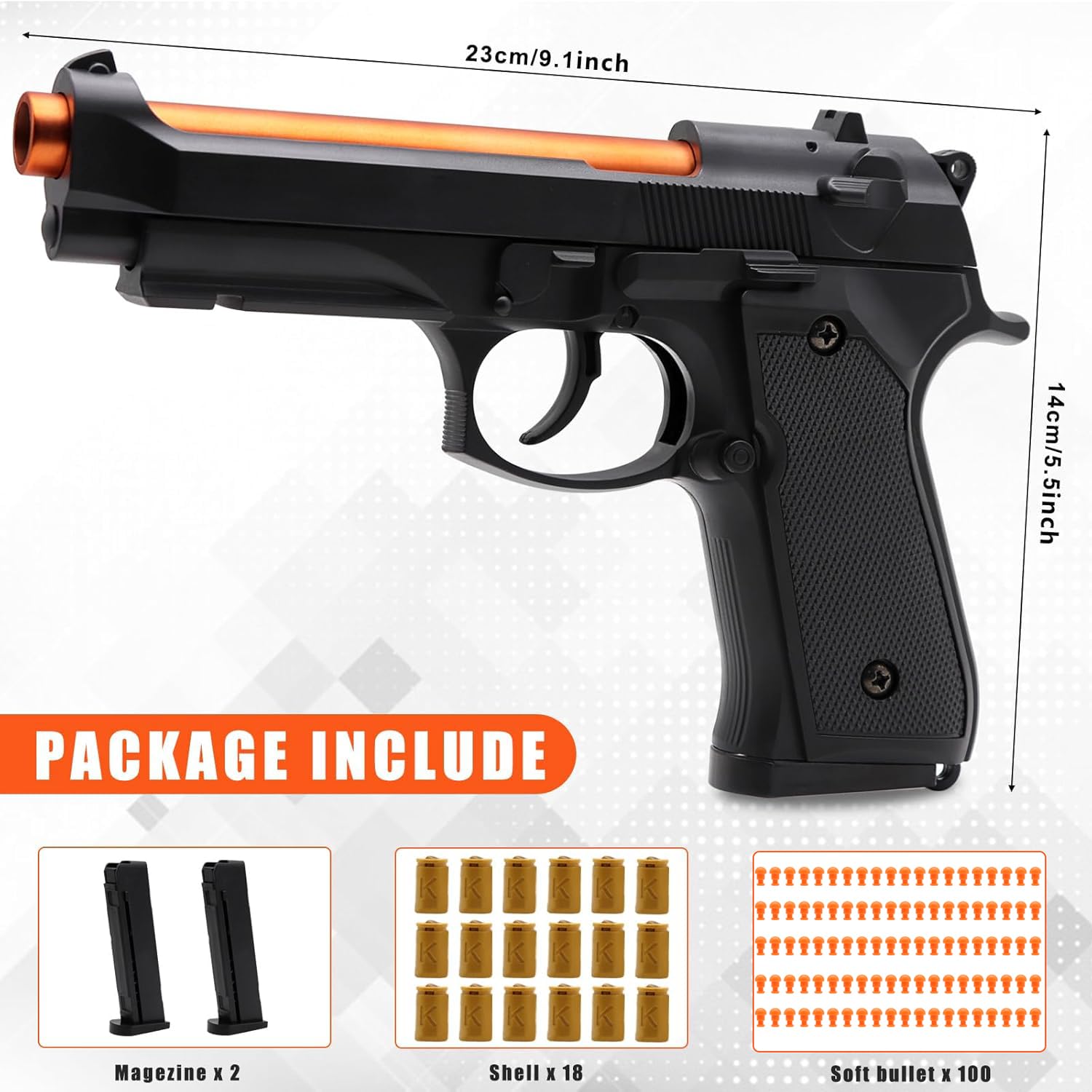 Fidget mode creates shell ejection without reloads for stress relief.