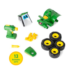 BUILD-A-BUDDY John Deere Tractor friendly face sparks storytelling.