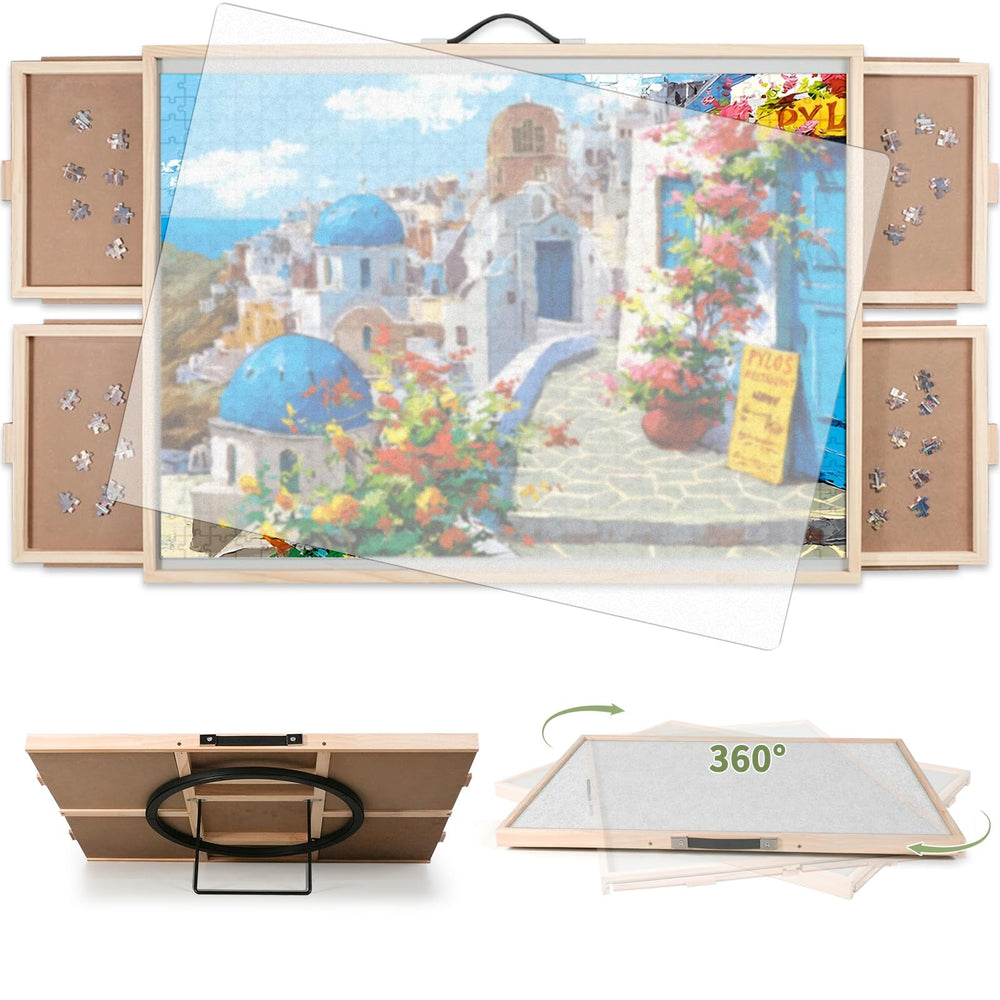 BuilderButler 2000-pieces puzzle board cover protects puzzle from dust and moisture.