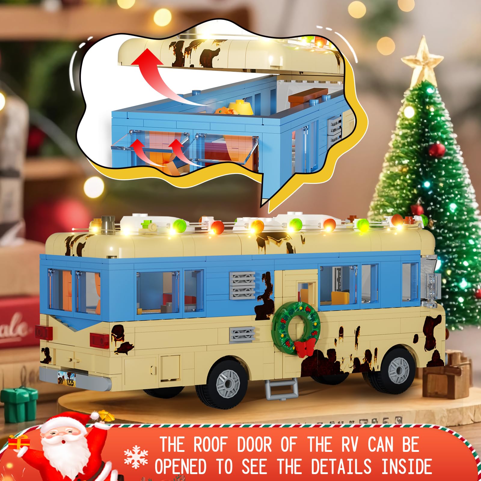 BUILDIFY Holiday camper van model packaging suitable as a gift
