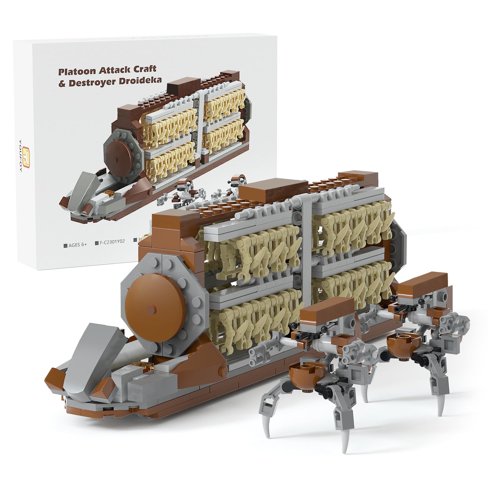 BuildingBoat Battle Army Clone Platoon craft for imaginative play and collectable display.