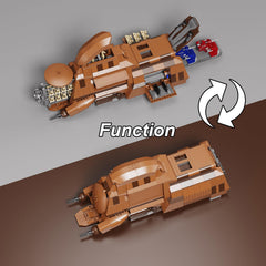 BuildingBoat Gear-activated front platform extends for dynamic staging.
