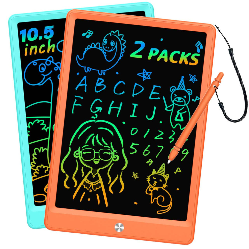 BUKEBU doodle board shows erase button for quick, mess-free reuse.