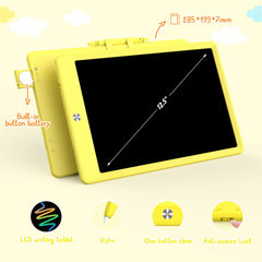 BUKEBU LCD writing tablet shows colorful lines to spark imaginative doodling.