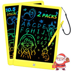 BUKEBU LCD writing tablet front-angle view showing a compact kid-friendly doodling device for on-the-go fun.