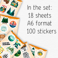 BulbaCraft forest stickers decorating a laptop case for stylish personalization.