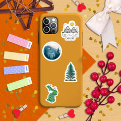BulbaCraft forest stickers used in gift packaging for an extra woodland touch.