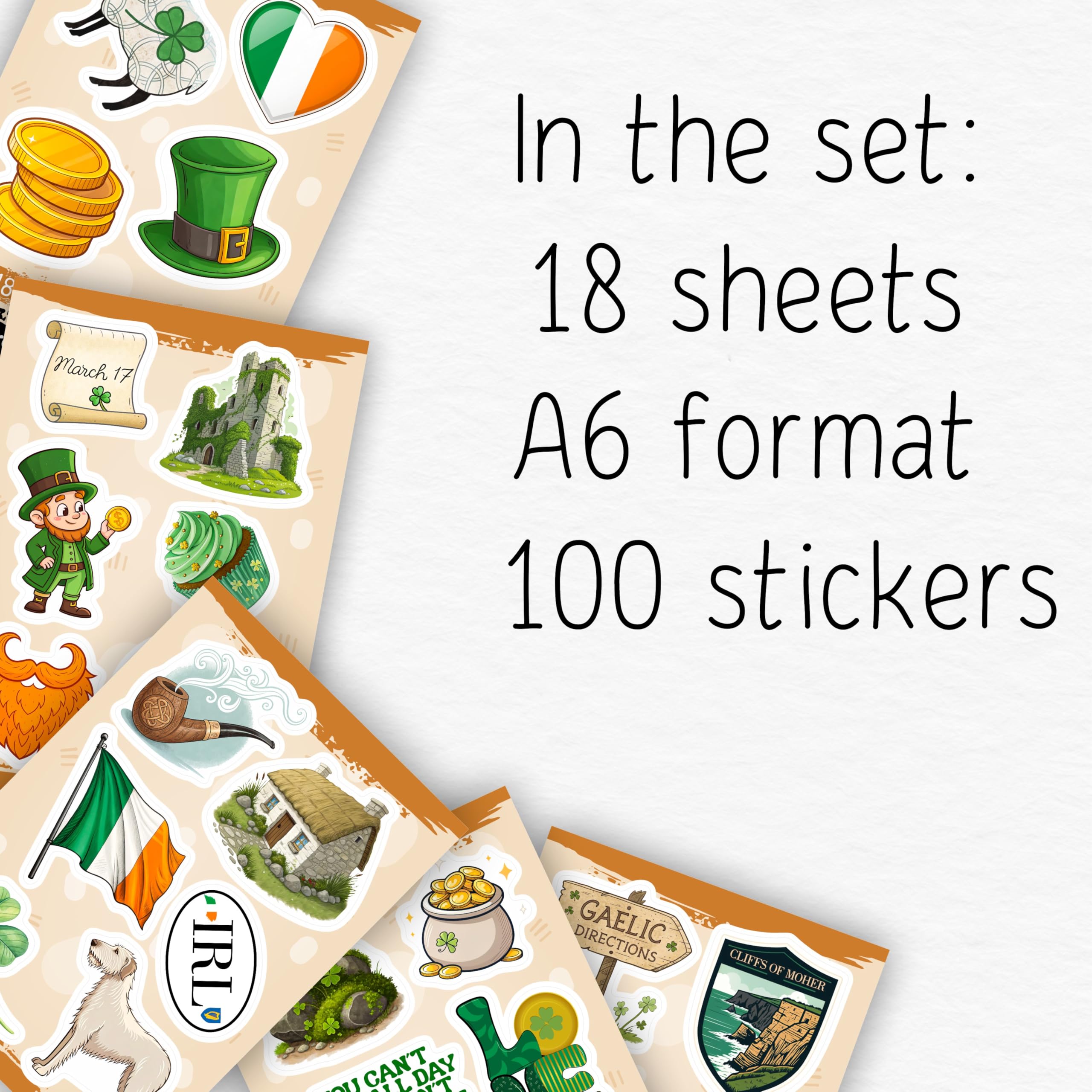 BulbaCraft Ireland luggage stickers personalize travel gear with durable design.