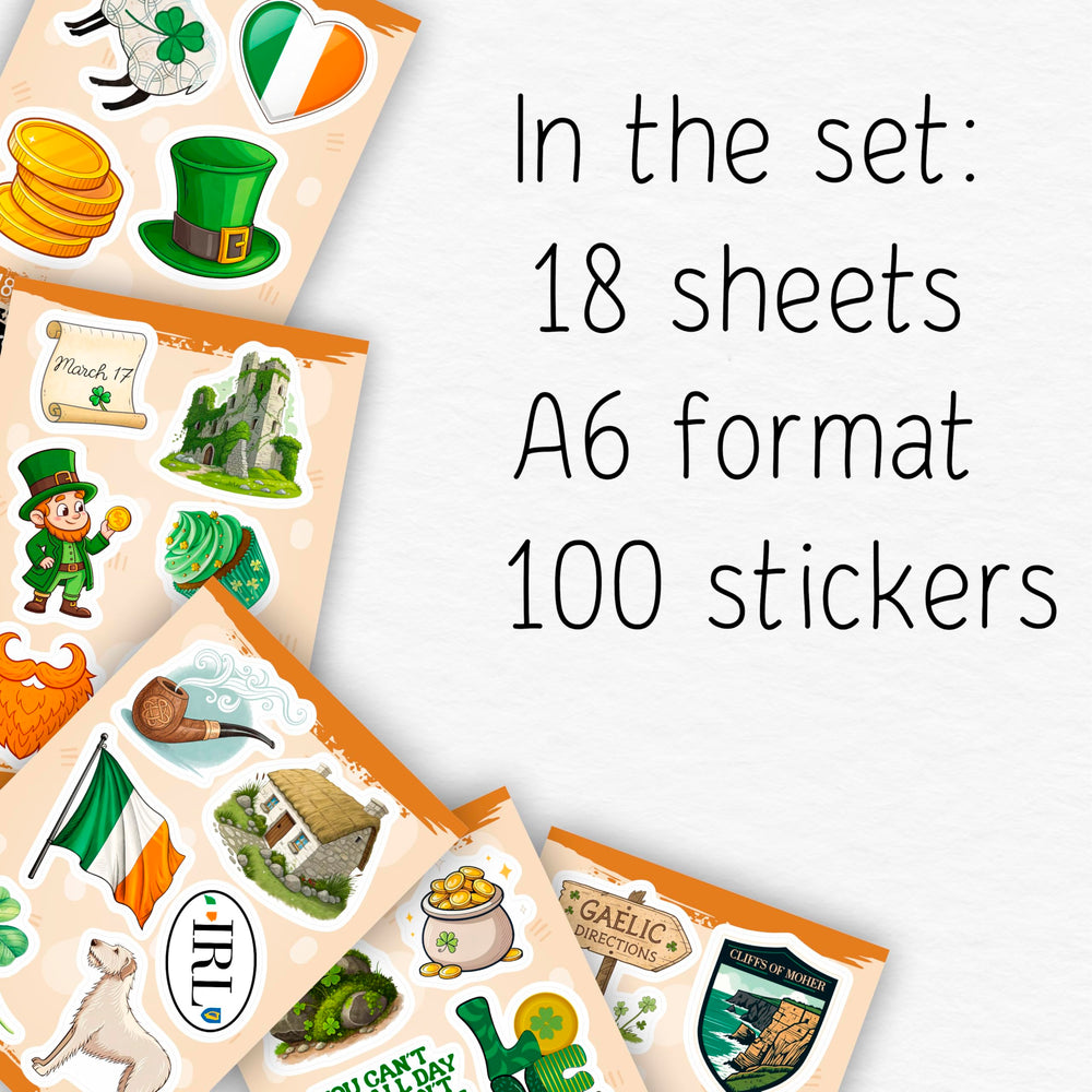 BulbaCraft Ireland luggage stickers personalize travel gear with durable design.