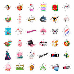 BulbaCraft South Korea stickers on laptop add personality with easy removal