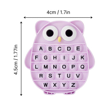 BULINGNA ABC alphabet owl learning toy with letters to boost literacy.