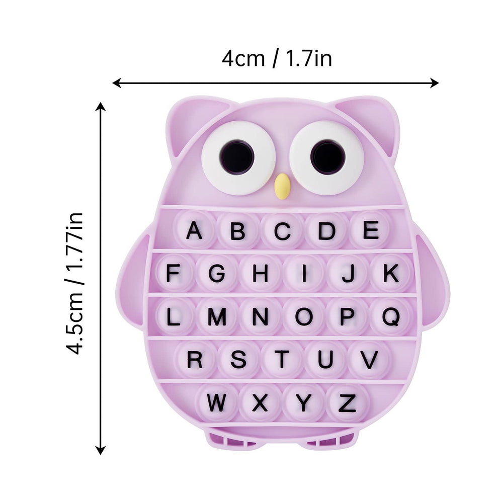 BULINGNA ABC alphabet owl learning toy with letters to boost literacy.