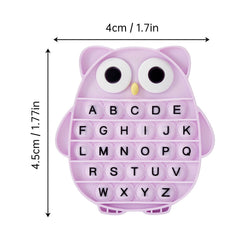 BULINGNA ABC alphabet owl learning toy with letters to boost literacy.