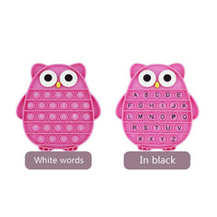 BULINGNA ABC Letters Owl Design — educational sensory toy for kids.