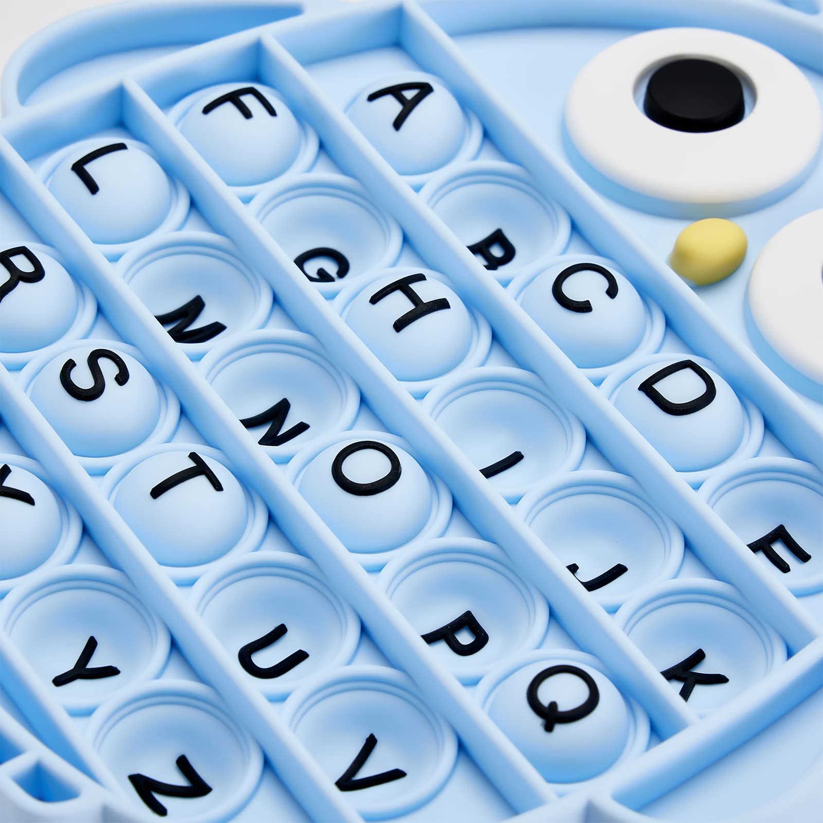 BULINGNA alphabet letters print fosters letter recognition during fun sessions.