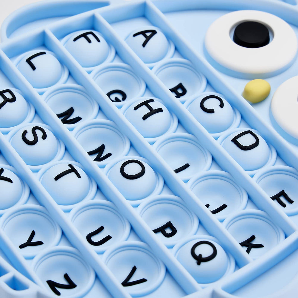 BULINGNA alphabet letters print fosters letter recognition during fun sessions.