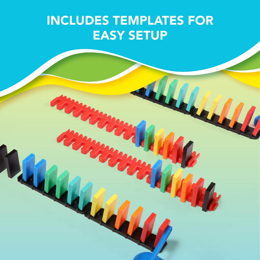 Bulk Dominoes Pro-Domino Kit spinner piece demonstrates rotating challenges for sequencing.