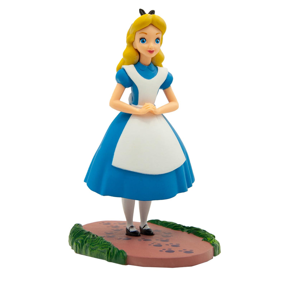 Bullyland Alice in Wonderland figure with removable base for versatile display.
