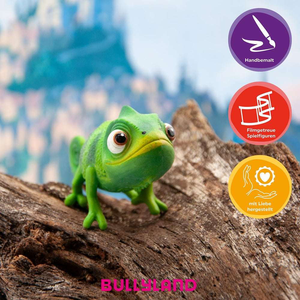 Bullyland Pascal 2.36-inch figure emphasizing compact size for portable play.
