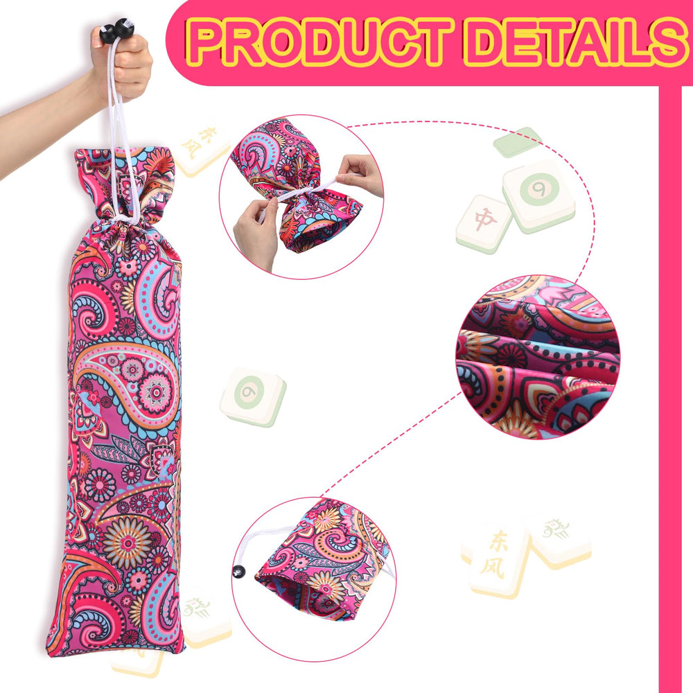 Bulyoou mahjong bag pattern design adds stylish storage