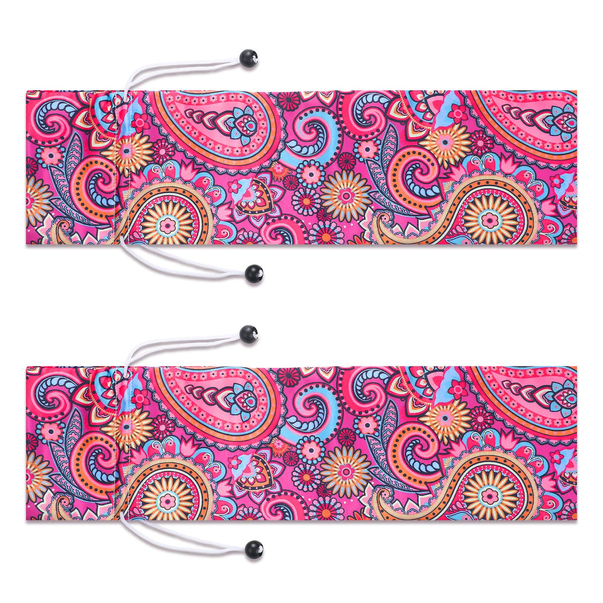 Bulyoou mahjong bags set of 2 with drawstrings for racks and pushers