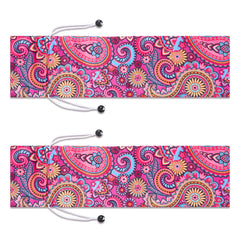 Bulyoou mahjong bags set of 2 with drawstrings for racks and pushers