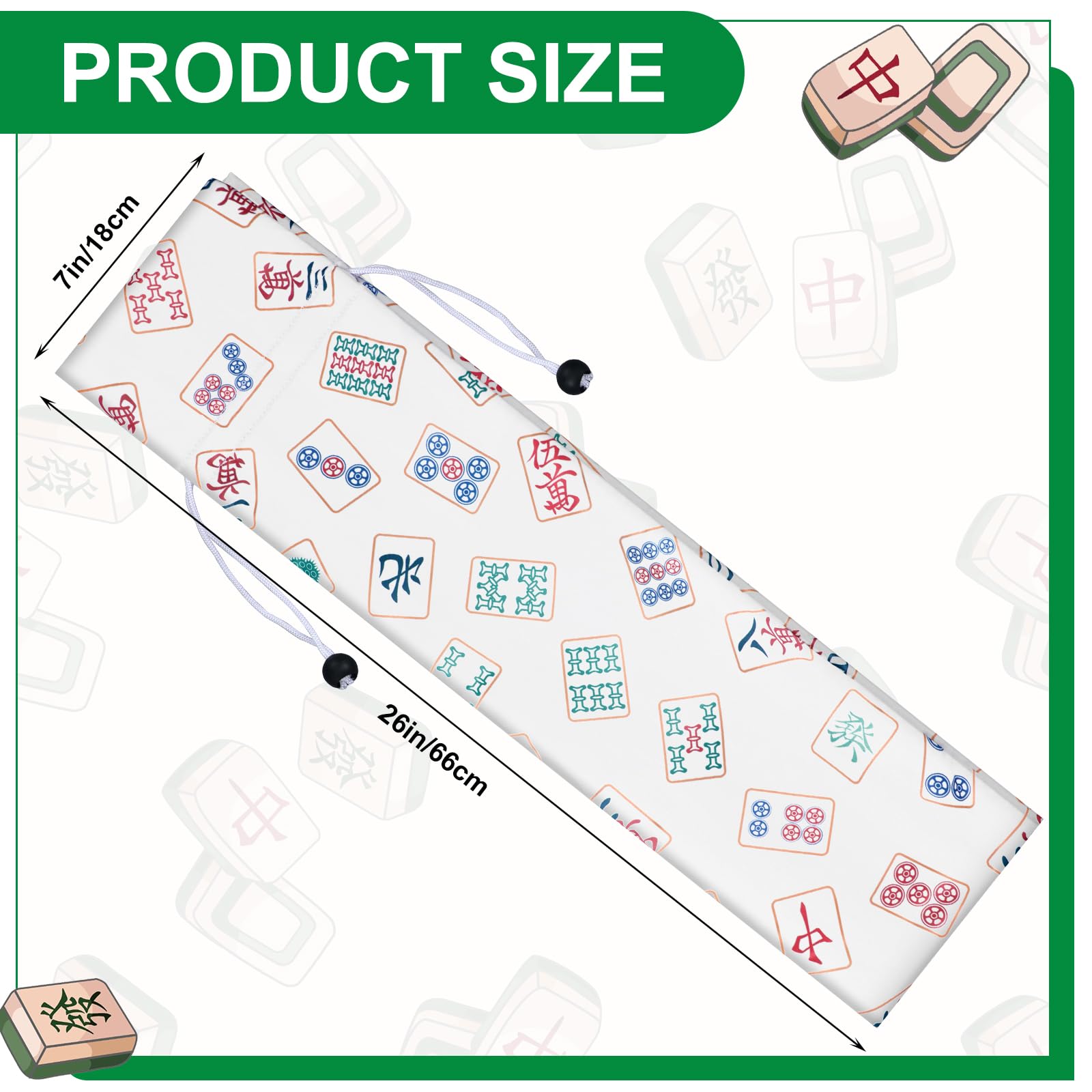 Bulyoou protective sleeve for mahjong racks and pushers keeps gear accessible