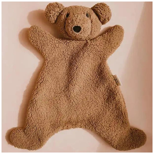 Bumble Bear Teddy Lovey head cuddle for soothing baby during nap time