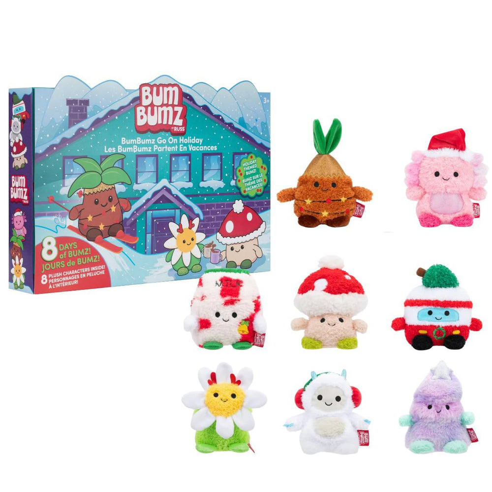 BumBumz Santa Milk Maxine plush ready for cozy holiday playtime.