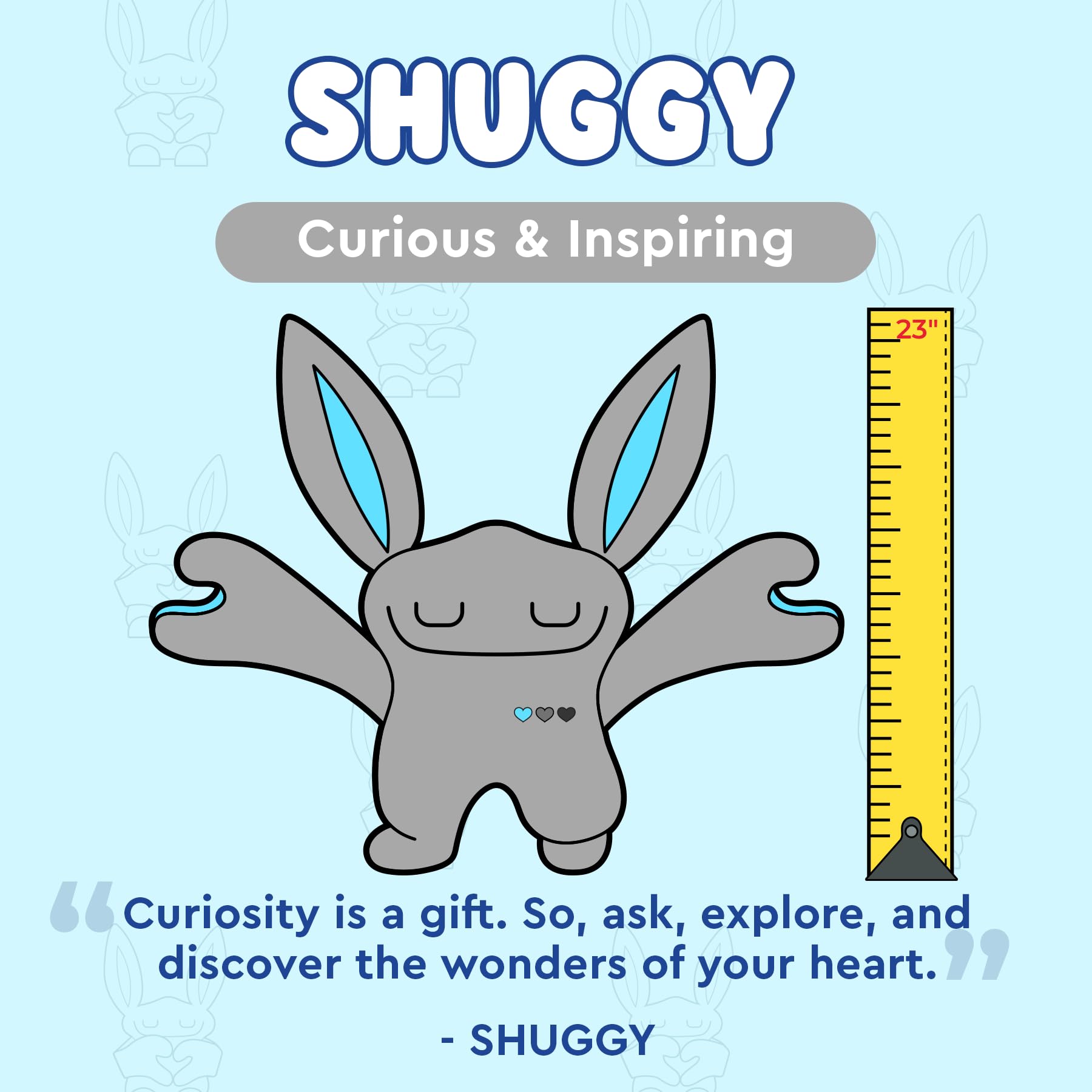 Bumpas Shuggy back head eyes give playful watching presence during rest