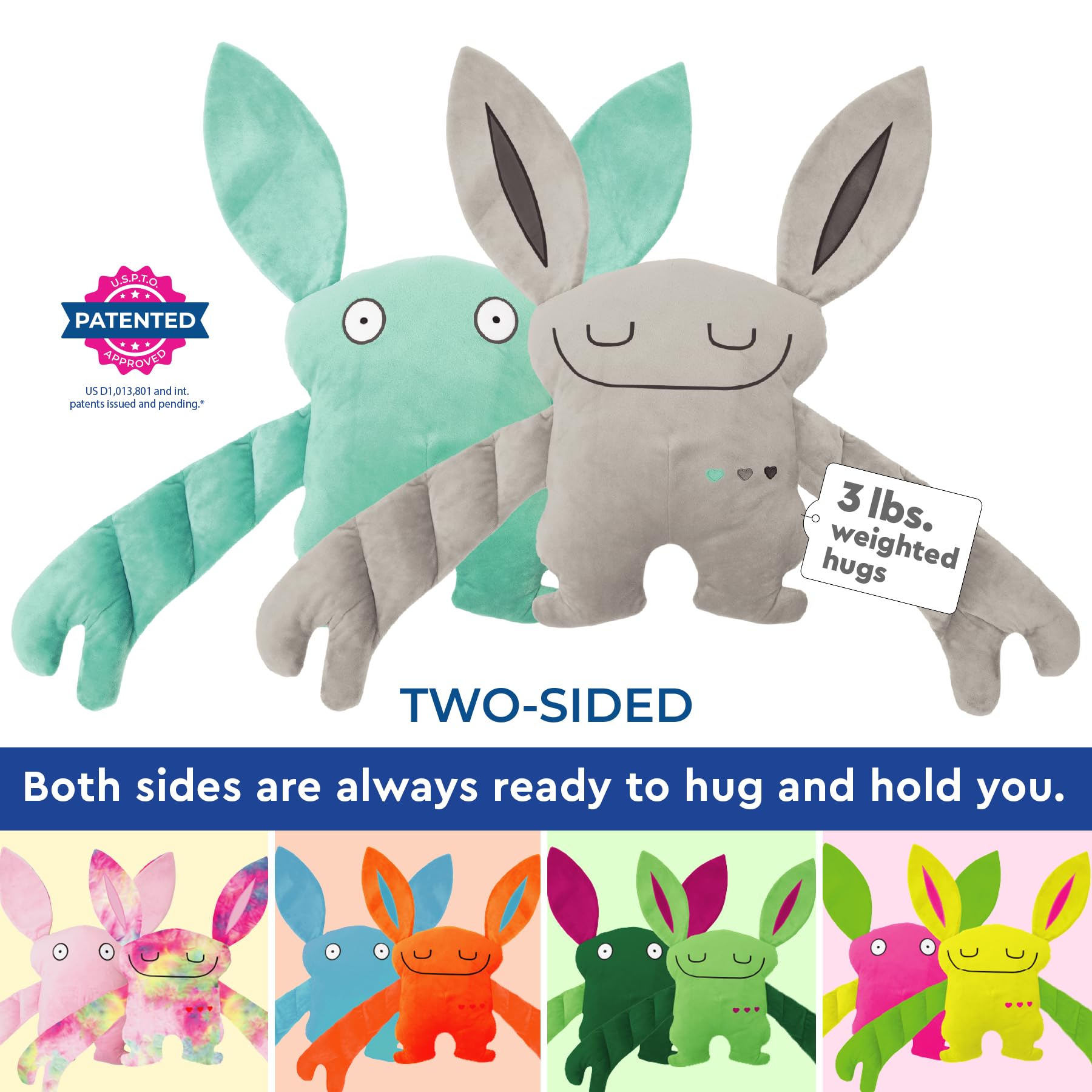 Bumpas Shuggy heart hands highlight affectionate cuddle design